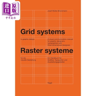 预售 Grid Systems in Graphic Design 进口艺术 平面设计中的网格系统【中商原版】