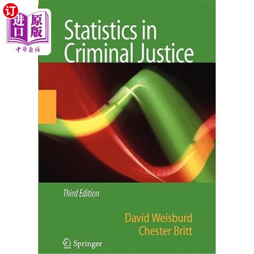 海外直订Statistics in Criminal Justice 刑事司法统计