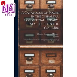 Commercial Catalogue the 海外直订A Library 直布罗陀商业图书馆 Books Yea 图书目 Established Gibraltar