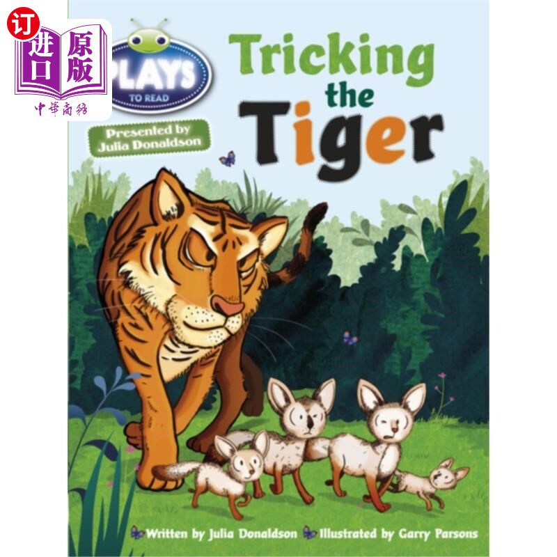 海外直订Bug Club Guided Julia Donaldson Plays Year Two Turquoise Tricking the Tiger 虫子俱乐部指导朱莉娅唐纳森扮演