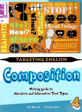 现货 【新加坡小学英语写作】Targeting English Composition Book 4 四年级含答案