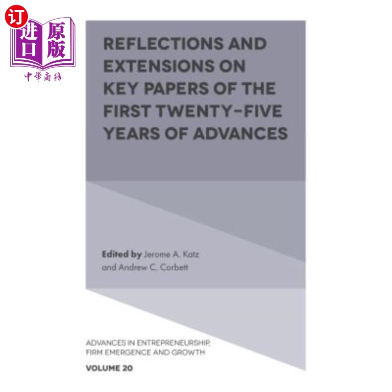 海外直订Reflections and Extensions on Key Papers of the First Twenty-Five Years of Advan对第一个二十五年重要论文的