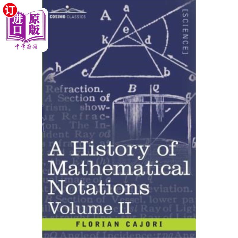 海外直订A History of Mathematical Notations, Volume II 数学符号史,第二卷