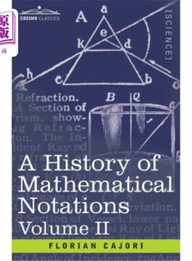海外直订A History of Mathematical Notations, Volume II 数学符号史，第二卷