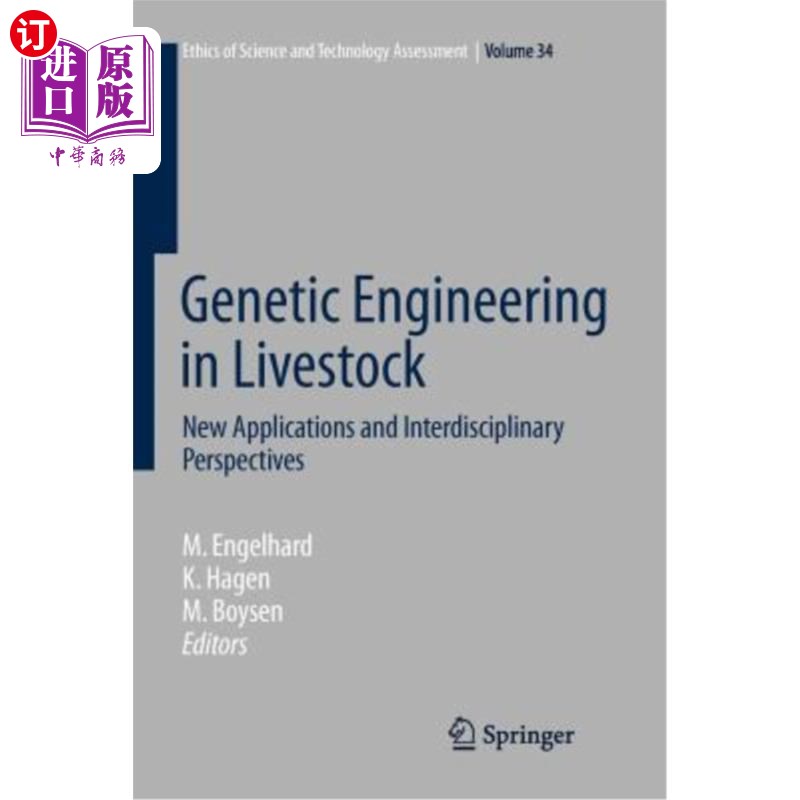海外直订医药图书Genetic Engineering in Livestock: New Applications and Interdisciplinary Perspec 家畜基因工程:新应