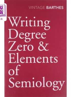 海外直订Writing Degree Zero & Elements of Semiology 写作零度&符号学要素