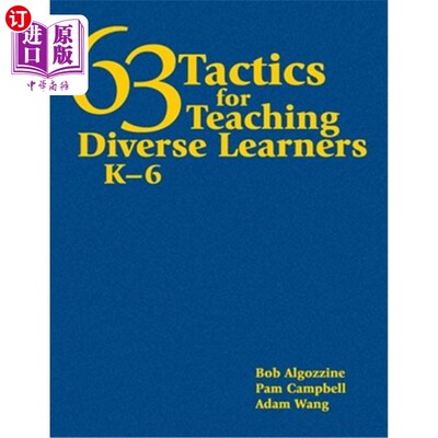 海外直订63 Tactics for Teaching Diverse Learners, K-6 63教授多样化学习者的策略，K-6