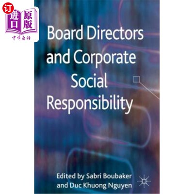海外直订Board Directors and Corporate Social Responsibility 董事与企业社会责任