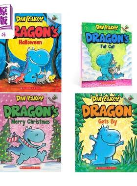 Acorn 学乐橡树种子系列 Dragon 2-5 恐龙传奇4册套装 英文原版 进口图书 儿童绘本 低幼图画故事书 可点读【中商原版】