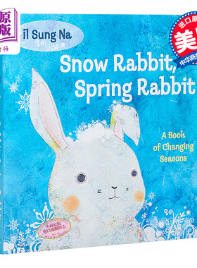 微瑕疵 睡前故事 纸板书 季节之书il Sung Na Snow Rabbit Spring Rabbit 英文原版 尹成娜一本讲述季节交替的书【中商原版】