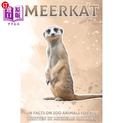 海外直订Meerkat: Fun Facts on Zoo Animals for Kids #5 猫鼬:儿童动物园动物的有趣事实#5