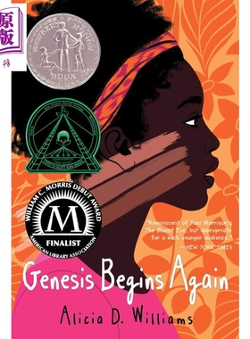 现货 Genesis Begins Again 吉妮西丝的清单 2020纽伯瑞银奖 儿童故事文学 平装 暑期推荐 英文原版 7-12岁【中商原版】