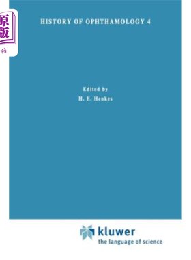 海外直订医药图书History of Ophthalmology 4: Sub Auspiciis Academiae Ophthalmologicae Intemationa 眼科史4：国际眼科