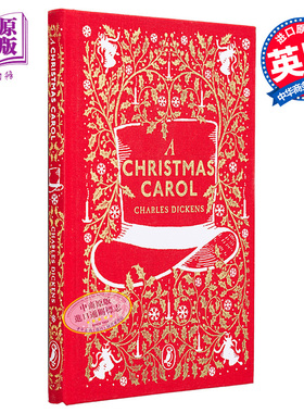 预售 海雀布纹经典 圣诞颂歌 Puffin Clothbound Classics A Christmas Carol 英文原版 狄更斯 Charles Dickens【中商原版】