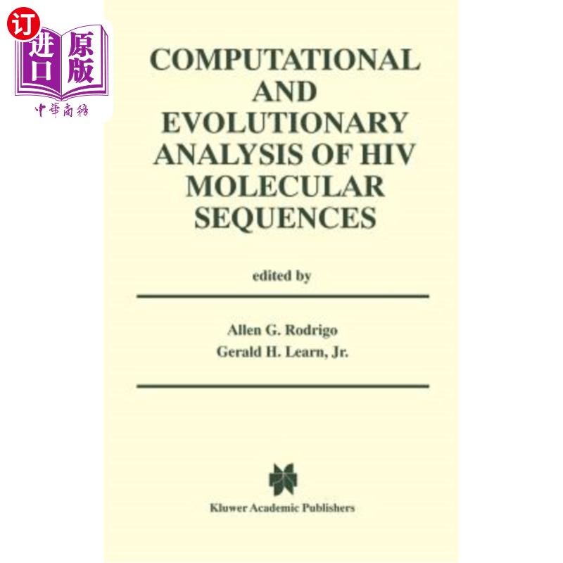 海外直订医药图书Computational and Evolutionary Analysis of HIV Molecular Sequences HIV分子序列的计算和进化分析