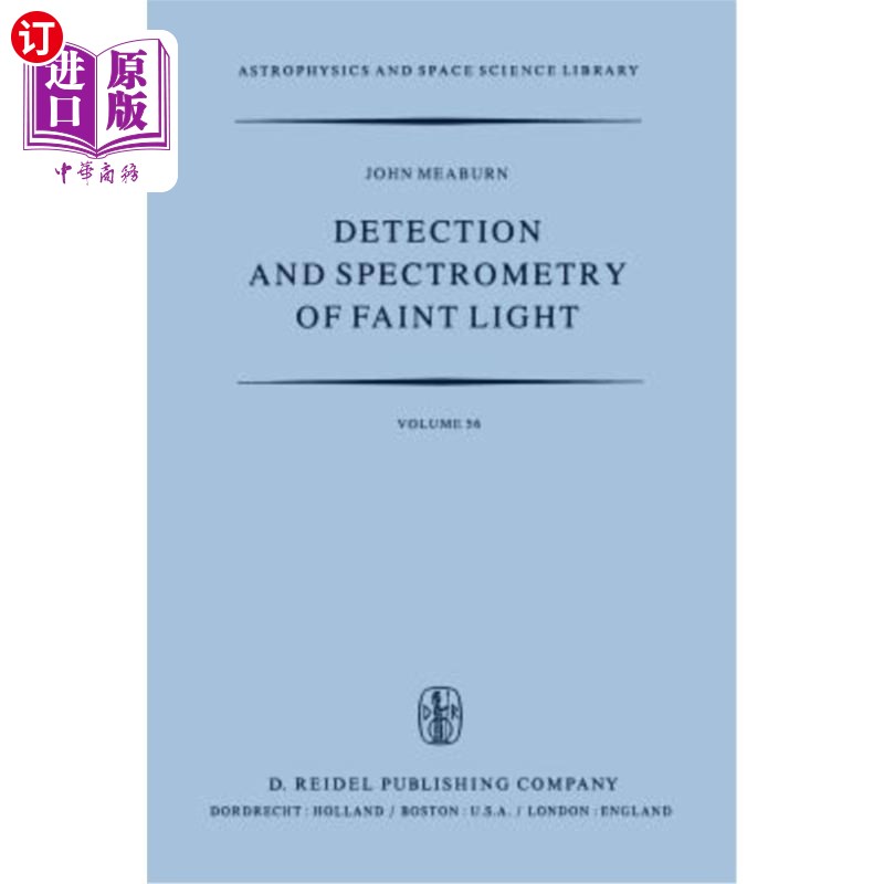 海外直订Detection and Spectrometry of Faint Light 微弱光的探测和光谱测定