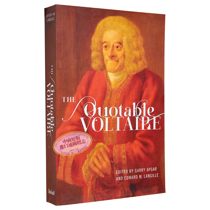 现货 伏尔泰语录 英法对照版 英文原版 The Quotable Voltaire 法兰西思想之王 GARRY APGAR EDWARD LANGILLE【中商原版】