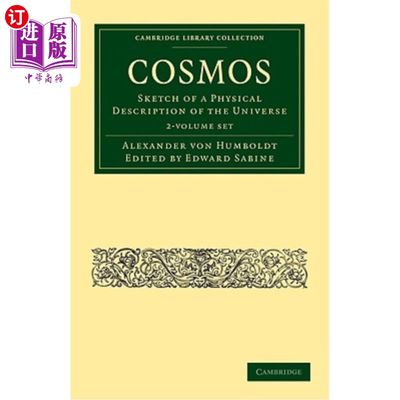 海外直订Cosmos 2 Volume Paperback Set: Sketch of a Physical Description of the Universe 宇宙2卷平装套装:宇宙的物理