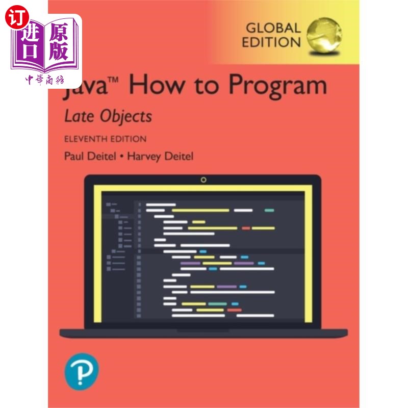 海外直订Java How to Program, Late Objects, Global Edition Java如何编程，后期对象，全球版