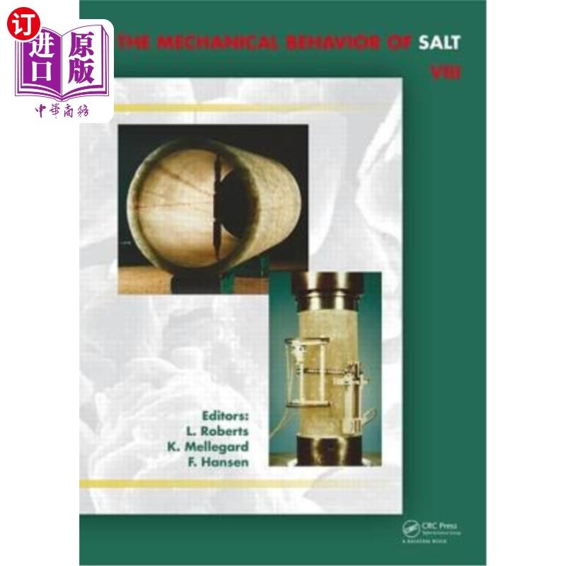 海外直订Mechanical Behaviour of Salt VIII 盐的力学行为