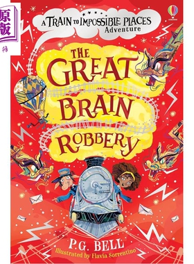 通往奇境的列车之云工厂 Great Brain Robbery 750L 英文原版 儿童文学 章节故事冒险小说 小初文学 9岁以上【中商原版】