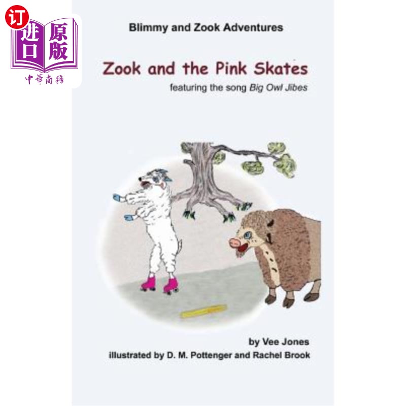 海外直订Zook and the Pink Skates Zook和粉色溜冰鞋