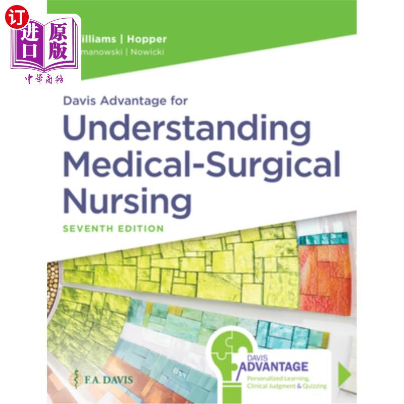 海外直订医药图书Davis Advantage for Understanding Medical-Surgical Nursing 了解内科外科护理的戴维斯优势