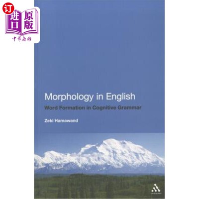 海外直订Morphology in English: Word Formation in Cognitive Grammar 英语词法：认知语法中的构词法
