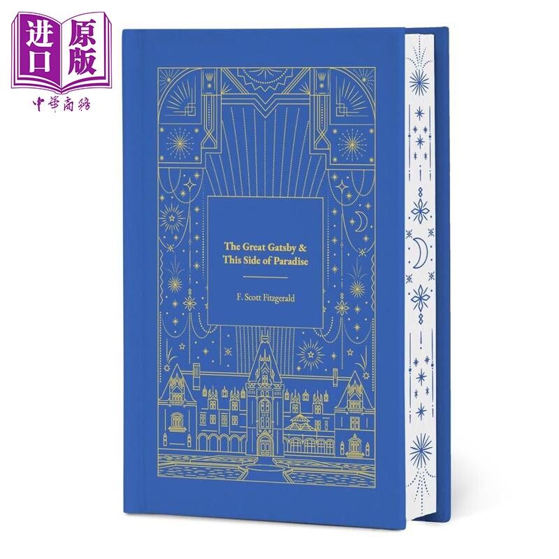 预售 了不起的盖茨比 人间天堂 Signature布面精装版 The Great Gatsby This Side of Paradise 英文原版 FS Fitzgerald 【中商原?