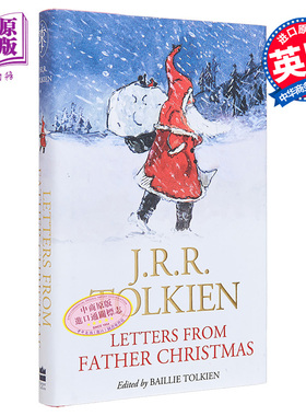 预售 托尔金 圣诞老爸的来信 英文原版 精装版 Letters from Father Christmas J R R Tolkien 奇幻科幻小说【中商原版】