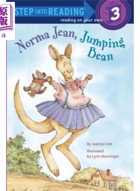 Step into Reading(Step 3)Norma Jean Jumping Bean 兰登阅读进阶3 吉恩和跳豆 英文原版儿童亲子少儿绘本3-6岁【中商原版】