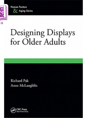 海外直订Designing Displays for Older Adults 为老年人设计显示器