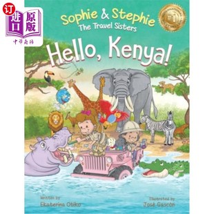海外直订Hello Adventure for Kids Picture Safari 8岁儿 肯尼亚 ：适合4 Book Animal Ages 你好 Children Kenya