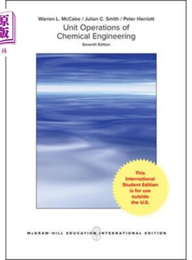 海外直订Unit Operations of Chemical Engineering (Int'l E... 化学工程单元操作(国际版)