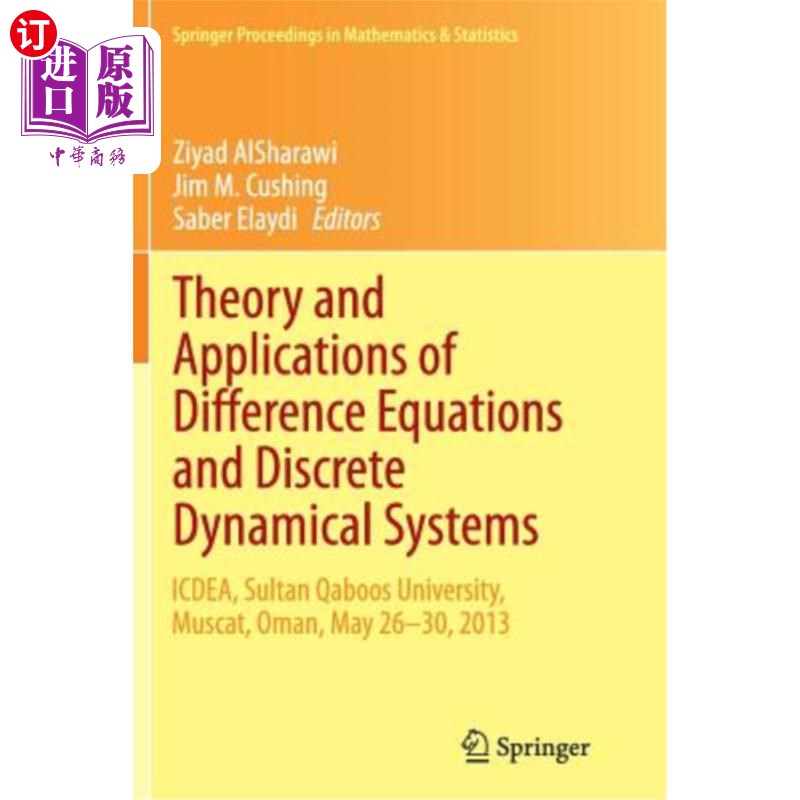 海外直订Theory and Applications of Difference Equations and Discrete Dynamical Systems:  差分方程和离散动力系统的理
