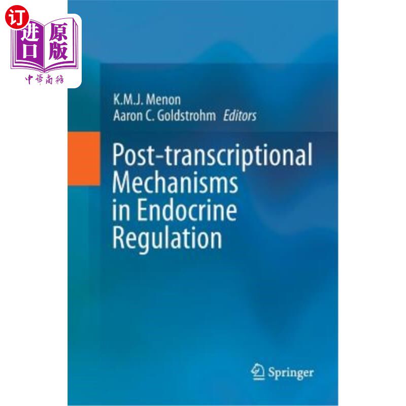 海外直订医药图书Post-Transcriptional Mechanisms in Endocrine Regulation 内分泌调节中的转录后机制