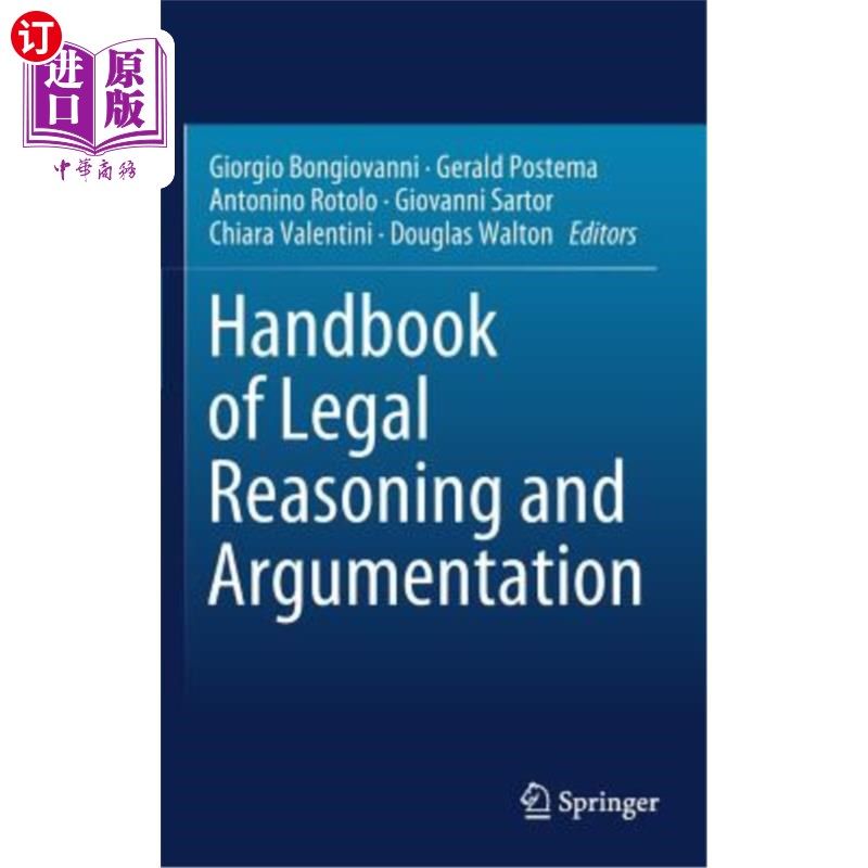 海外直订Handbook of Legal Reasoning and Argumentation 法律推理与论证手册