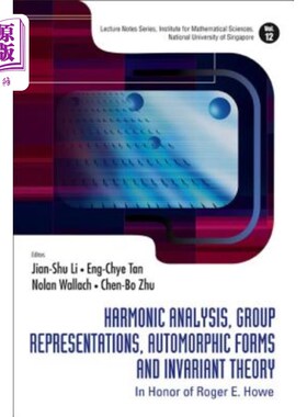 海外直订Harmonic Analysis, Group Representations, Automorphic Forms and Invariant Theory 调和分析，群表示，自同构形