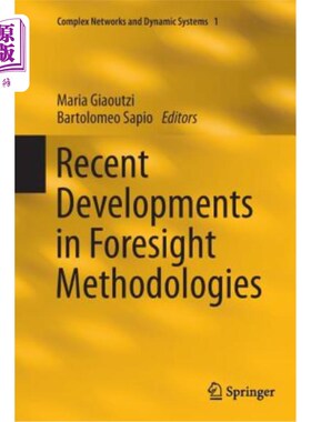 海外直订Recent Developments in Foresight Methodologies 远见方法学的新进展