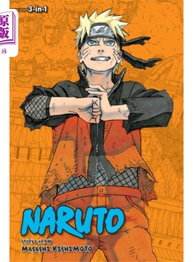 海外直订Naruto (3-in-1 Edition), Vol. 22 火影忍者（三合一版），第22卷