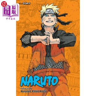 海外直订Naruto Vol. 三合一版 第22卷 Edition 火影忍者