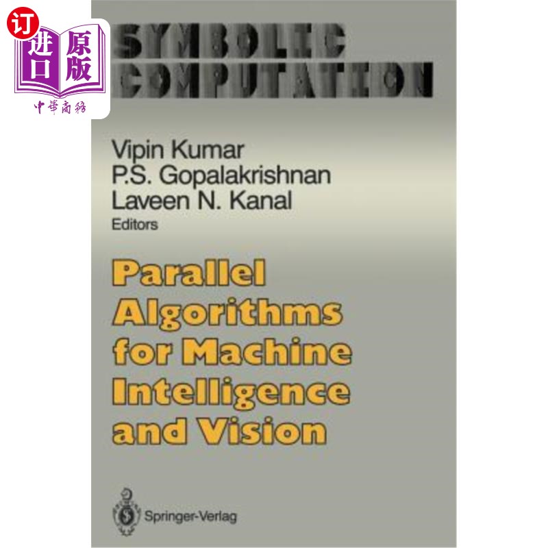 海外直订Parallel Algorithms for Machine Intelligence and Vision 机器智能与视觉的并行算法