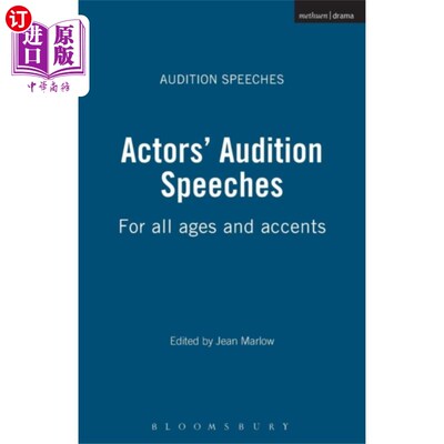 海外直订Actors' Audition Speeches 演员试镜的演讲