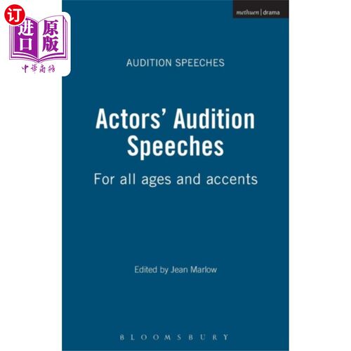 海外直订Actors' Audition Speeches 演员试镜的演讲