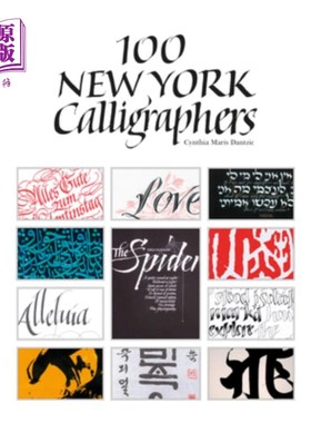 海外直订100 New York Calligraphers 100个纽约书法家