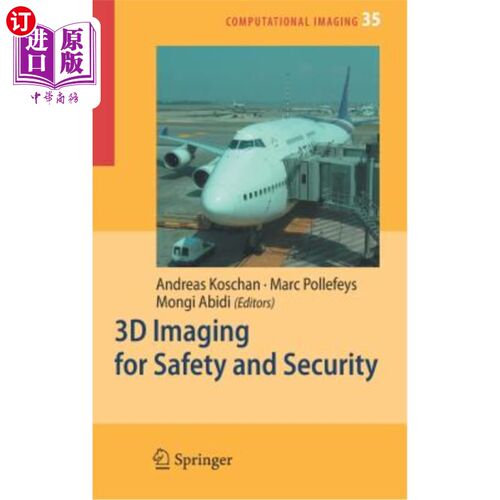 海外直订3D Imaging for Safety and Security 3D成像安全