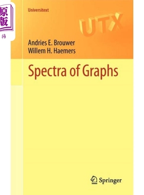 光谱图 Spectra of Graphs 英文原版 Willem Haemers Andries Evert Brouwer 拉普拉斯图谱 塞德尔图谱【中商原版】