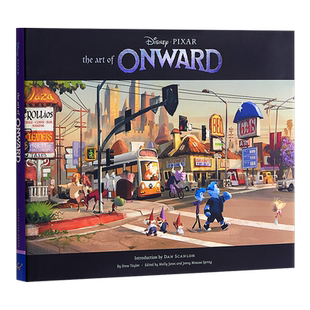现货 迪斯尼电影 1/2的魔法 电影设定集 英文原版 The Art of Onward 皮克斯【中商原版】二分之一的魔法 动画