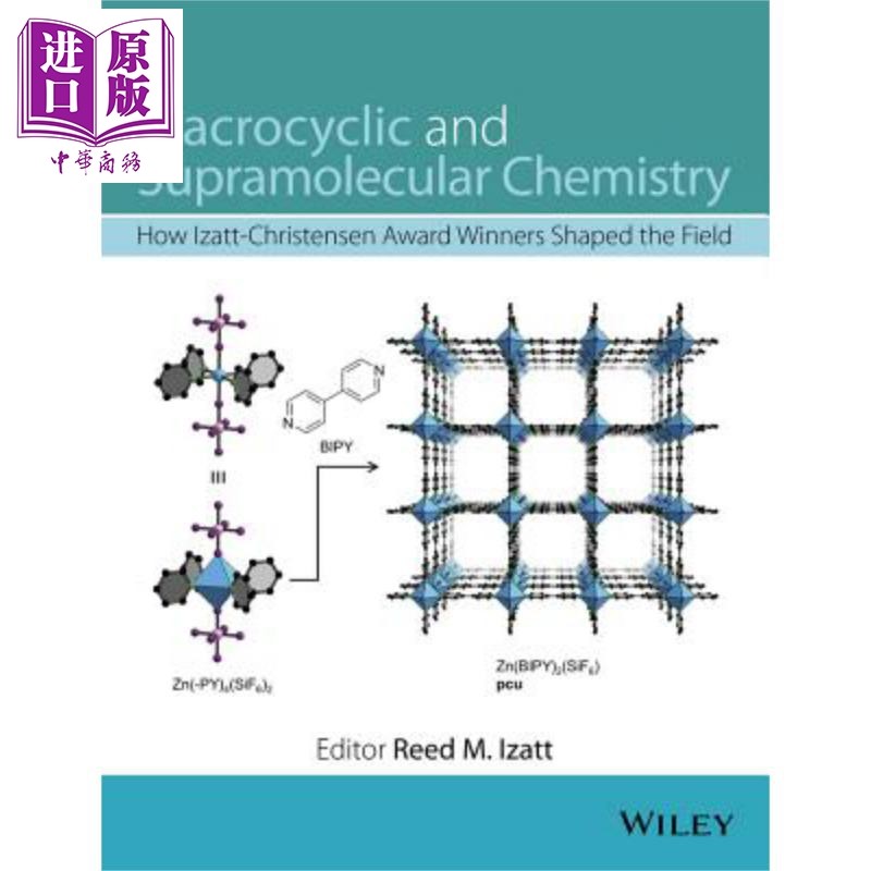 现货 大环与超分子化学 Macrocyclic and Supramolecular Chemistry 英文原版 Reed Izatt【中商原版】Wiley