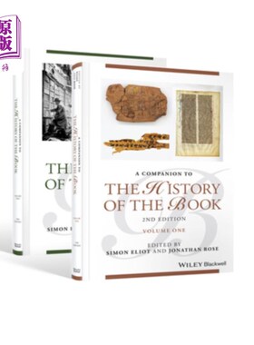 海外直订Companion to the History of the Book, 2 Volume Set 这本书的历史伴侣，2卷集